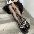 Skeleton Black Fishnet Pantyhose Stockings Tights Kawaii Cute Punk