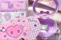 Sanrio My Melody Pochacco Cinnamoroll Kuromi My Compact Set Heart Shape Box Bag Charm Accessories