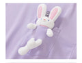 Bunny in the Pocket Purple Long Sleeve Top
