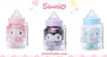 Sanrio Baby My Melody Kuromi Cinnamoroll with Pacifier Plushie in baby bottle charm