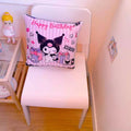 Cinnamoroll My Melody Kuromi Inspired Throw Pillow and Blanket