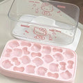 Hello Kitty Pink Ice Cube Tray and Bin Storage Box