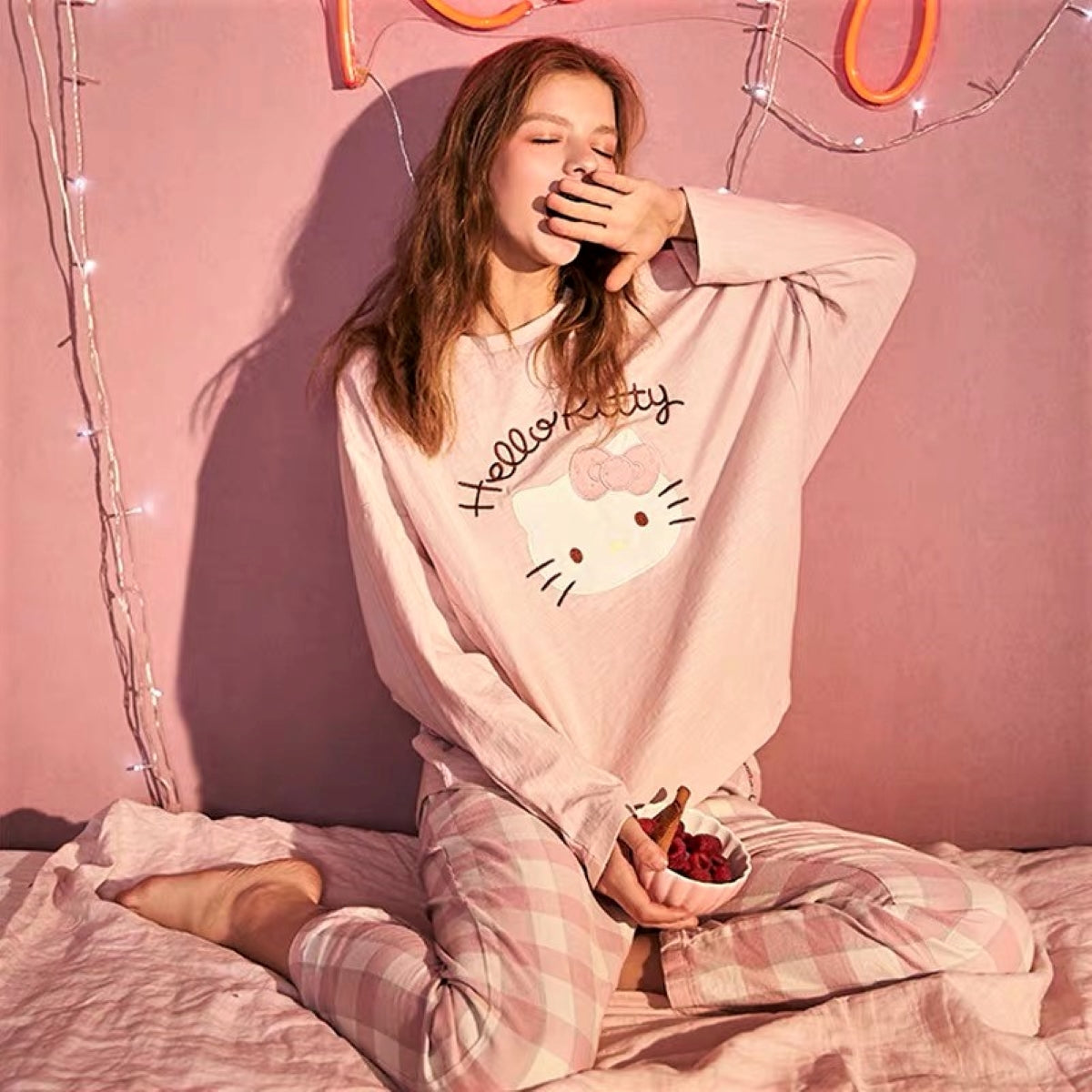 Cute pink best sale pj sets