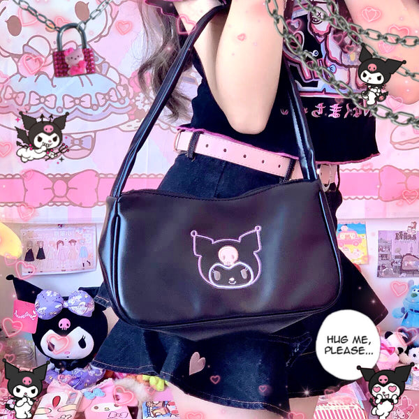 Kuromi My Melody Cinnamoroll Hello Kitty Inspired Baguette Shoulder Bag