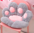 Paw Shape Cushion and Backrest Pillow Pink White Grey Blue