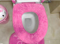 Hello Kitty Inspired Bathroom Toilet Accessories Decoration lid and seat cover toilet paper case area rug