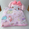 Cinnamoroll Kuromi My Melody Inspired Flannel Blanket Comes In Plushie