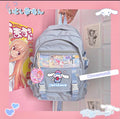Cinnamoroll My Melody Kuromi Inspired Backpack Bookbag School Bag Back Pack