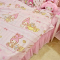 My Melody Flannel Blanket Pink Twin Size Double Full Size