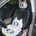 Sailor Moon Inspired Car Seat Headrest Neck Pillow Seatbelt Cover Accessories Pink White Blue Girly Cute