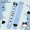 Kuromi My Melody Cinnamoroll Inspired Over The Knee Socks