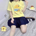 Pompompurin Yellow Oversized Cotton T-shirt Tee