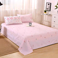 My Melody Inspired Pink Cotton Duvet Sheet Bedding Set Queen Twin King Size
