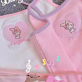 My Melody Embroidery Pink Strap Cami Tank Top