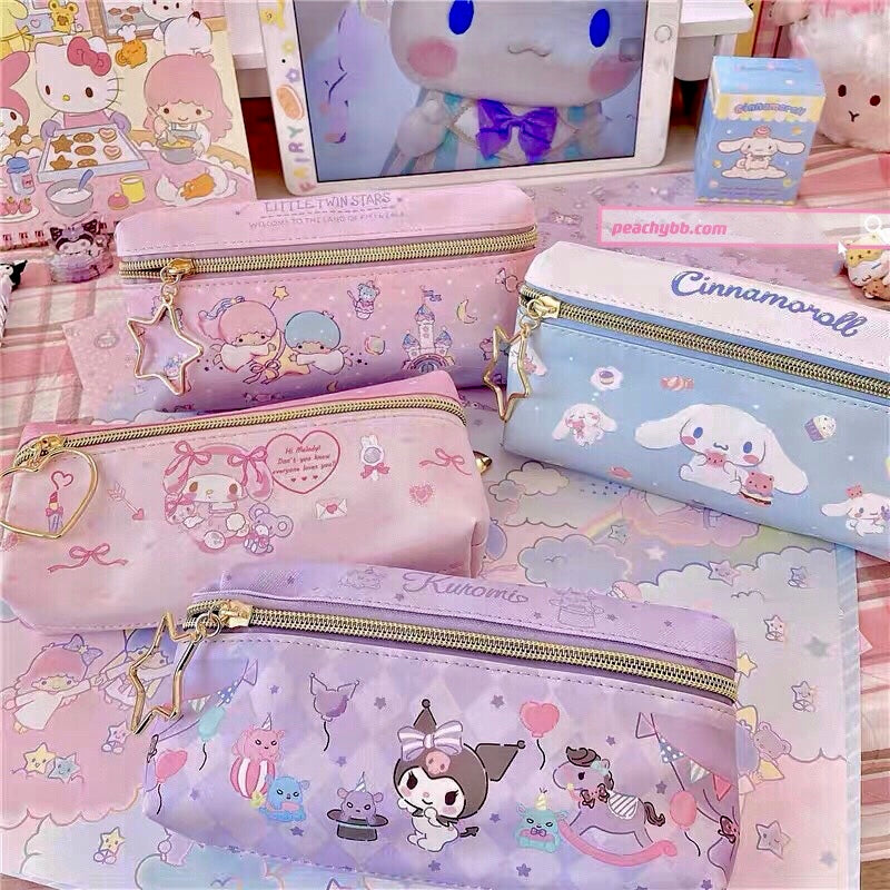 Kuromi My Melody Cinnamoroll The Little Twin Stars Inspired Canvas Pen ...