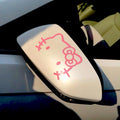 Hello Kitty Car Sticker Decals Waterproof Sunoroof Easy to Put on and Take off