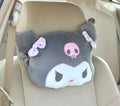 Kuromi My Melody Inspired Car Neck Headrest Pillow and Seatbelt Covers