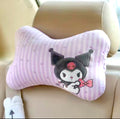 Kuromi My Melody Inspired Car Neck Headrest Pillow and Seatbelt Covers
