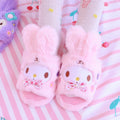 Hello Kitty My Melody Cinnamoroll Pompompurin Stella Lou Inspired Plush Slippers