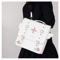 Kawaii Pastel PU Leather Cnoles Backpack with Wings