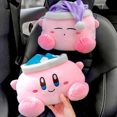 Sleepy Kirby Inspired Car Neck Headrest Back Pillows Accessories –  PeachyBaby