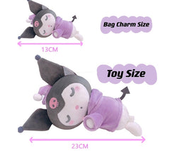 Kuromi Plush Toys Plushie Keychain Accessories Bag Charm – PeachyBaby
