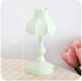Pastel and Morandi Color USB rechargeable table lamp with bell lamp shade Night Light