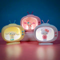 Sanrio Hello Kitty My Melody Cinnamoroll Mini TV Table Lamp Home Decoration