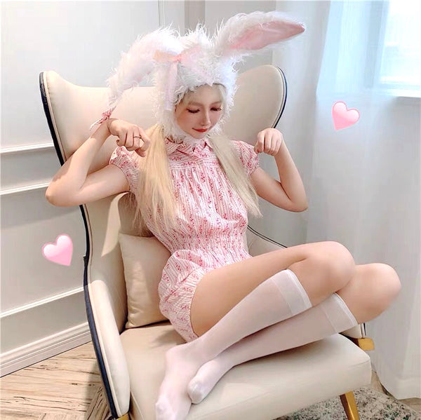 Sexy Bunny Girl Lingerie Suit Halloween Easter Bunny Mascot Costumes Lace  Short Sweetheart Christmas Dress Bunny Lingirie Women - AliExpress
