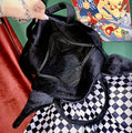 Kuromi Inspired Plush Handbag / Purse