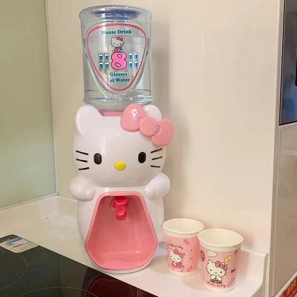 Hello Kitty Inspired Mini Pink Water Dispenser