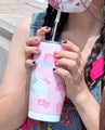 Baby Cat/ Kitten Pink Kawaii Aesthetic Stainless Steel Travel Mug Water bottle