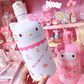 Kawaii My Melody and Hello Kitty Inspired Shampoo Lotion Conditioner Body Wash Pump Bottle