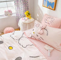 Hello Kitty Egyptian Cotton Pink Bedding Duvet Sheet Set Queen Single Twin King Size