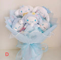 Hello Kitty and Cinnamoroll Inspired Plushie Flowers Bouquet Gift for Valentine's day【No Cancellation】【No Return】