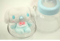 Sanrio Baby My Melody Kuromi Cinnamoroll with Pacifier Plushie in baby bottle charm