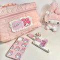 Hello Kitty My Melody Cinnamoroll Inspired Makeup Case Purse with Handle