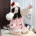 Hello Kitty Inspired Pink Hooded Night Gown