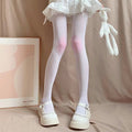 White Stocking with Pink Blush on the Knee
