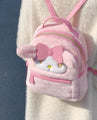 My Melody Cinnamoroll Inspired Small Plush Backpack Book Bag