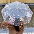 Hello Kitty Inspired Foldable Transparent Umbrella