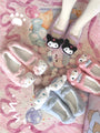 Kuromi My Melody Cinnamoroll Hello Kitty Inspired Plush Ballerina Slippers