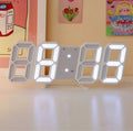 Multifunctional LED Pink and White Digital Clock Temperature Clock and Alarm