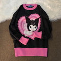 Kuromi Inspired Black and Pink Sweater Jumper (only 3 left)