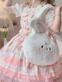 Kawaii Cute Bunny Plush Tote Bag and Crossbody Bag
