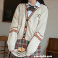 My Melody Kuromi Cinnamoroll Pompompurin Hello Kitty Button Front Cardigan