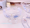 Cinnamoroll Inspired Glass Tableware Cup Bowl Plate